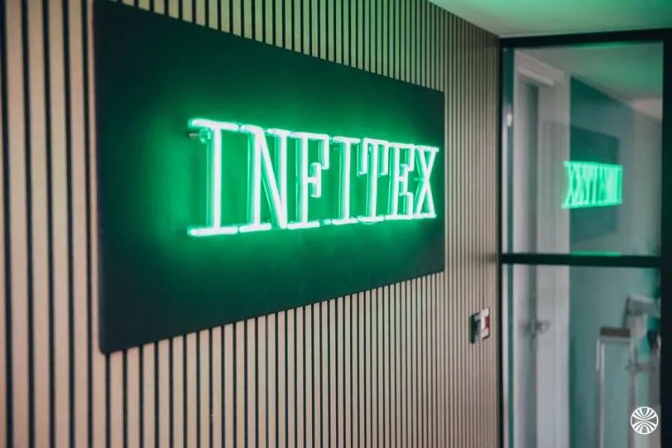 L'enseigne Infitex dans les locaux de Hem